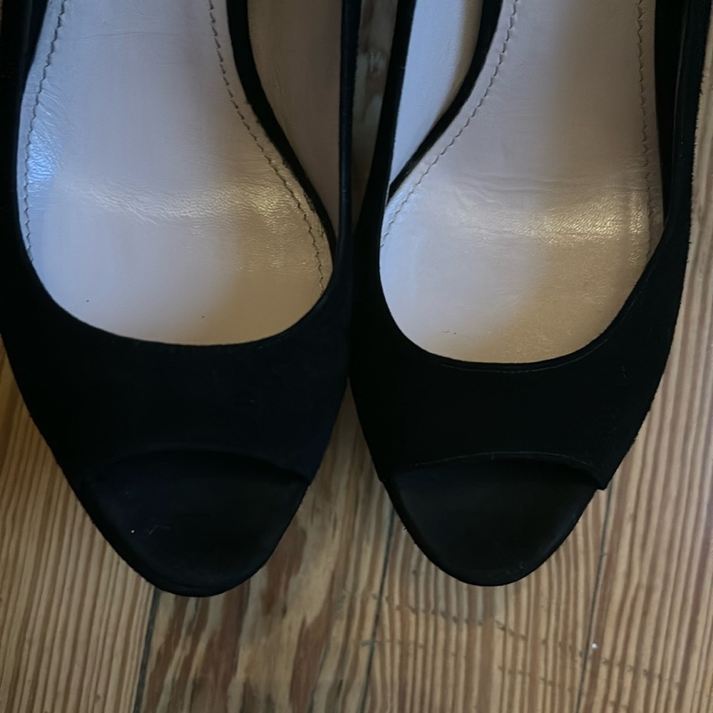 Miu Miu open toe suede heels size 39 - Picture 2 of 6